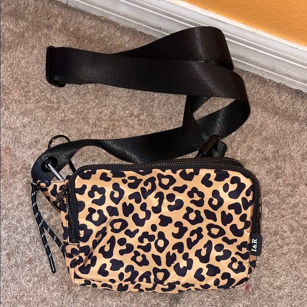 Leopard Print Crossbody Bag